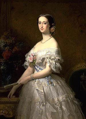 Eugenia Maria de Montijo de Guzmän, comtesse de Teba, impératrice de France, épouse de Napoléon III (JPG)