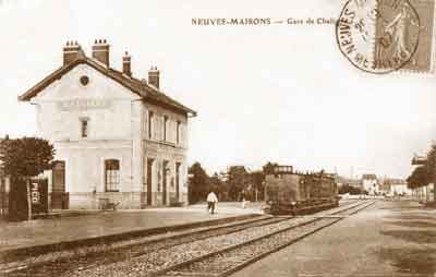 La gare de Chaligny en 1907 (JPG)